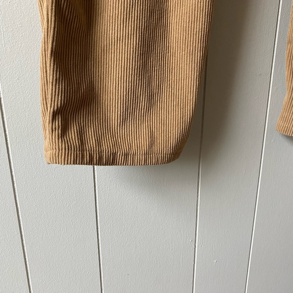 SHEIN ribbed corduroy khaki pants. Size large - Picture 5 of 6